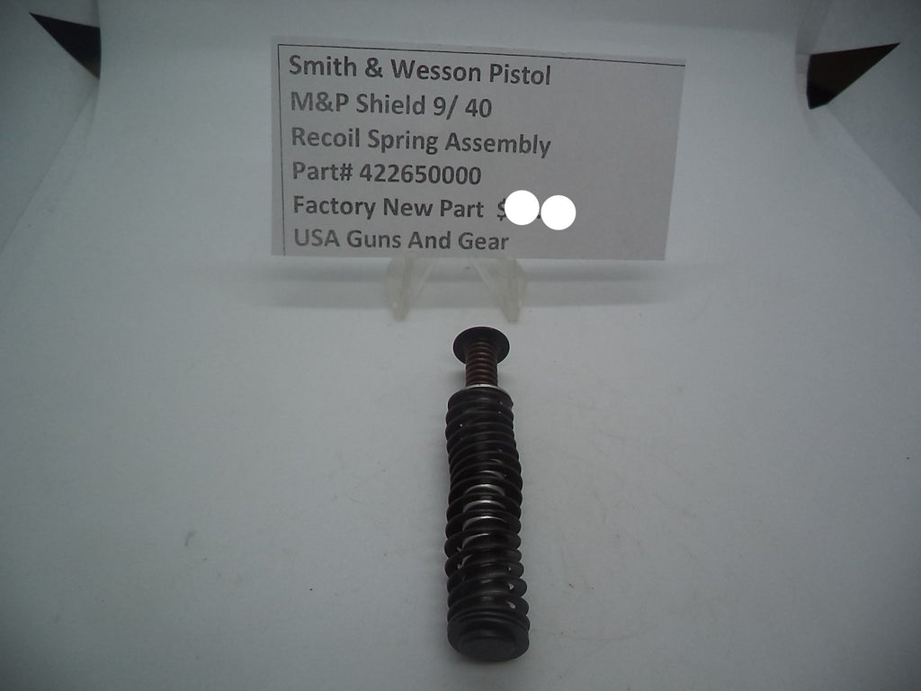 Smith & Wesson M&P Shield Recoil Spring Assembly - 9mm/.40/.30SC 1.0 & 2.0 - Factory OEM 422650000