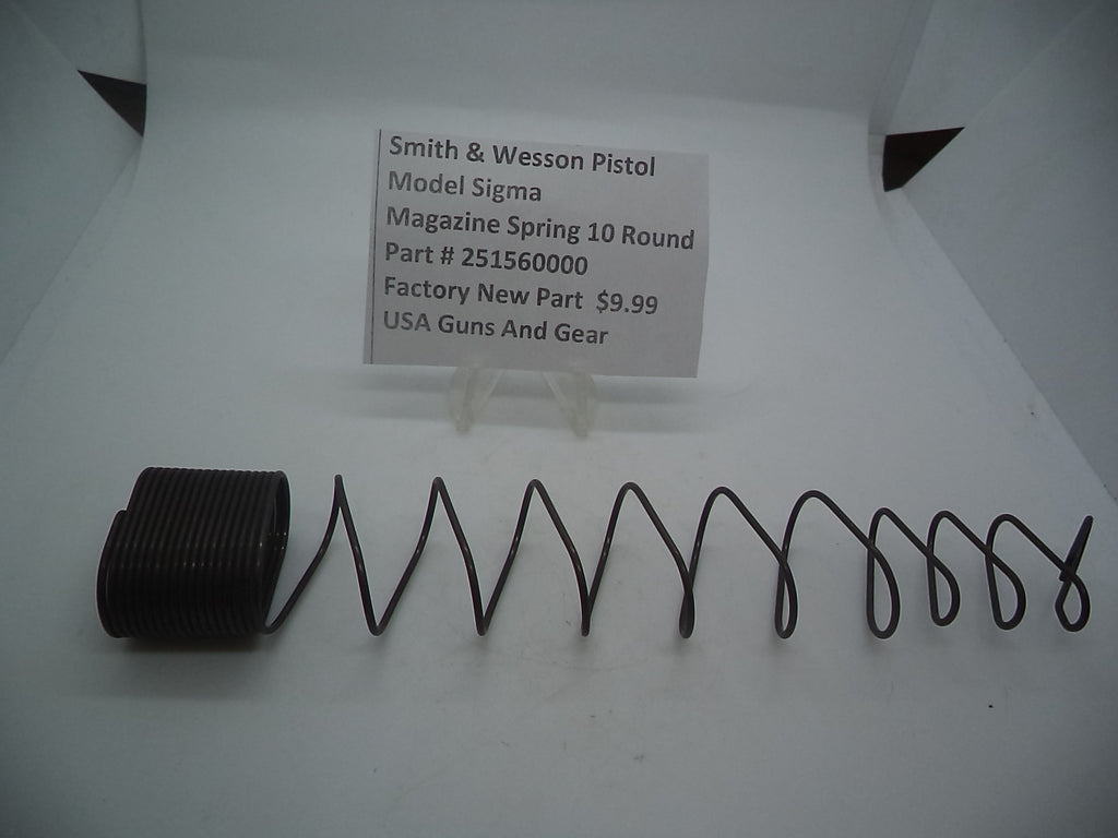 251560000 S&W Sigma Magazine Spring  10 Round