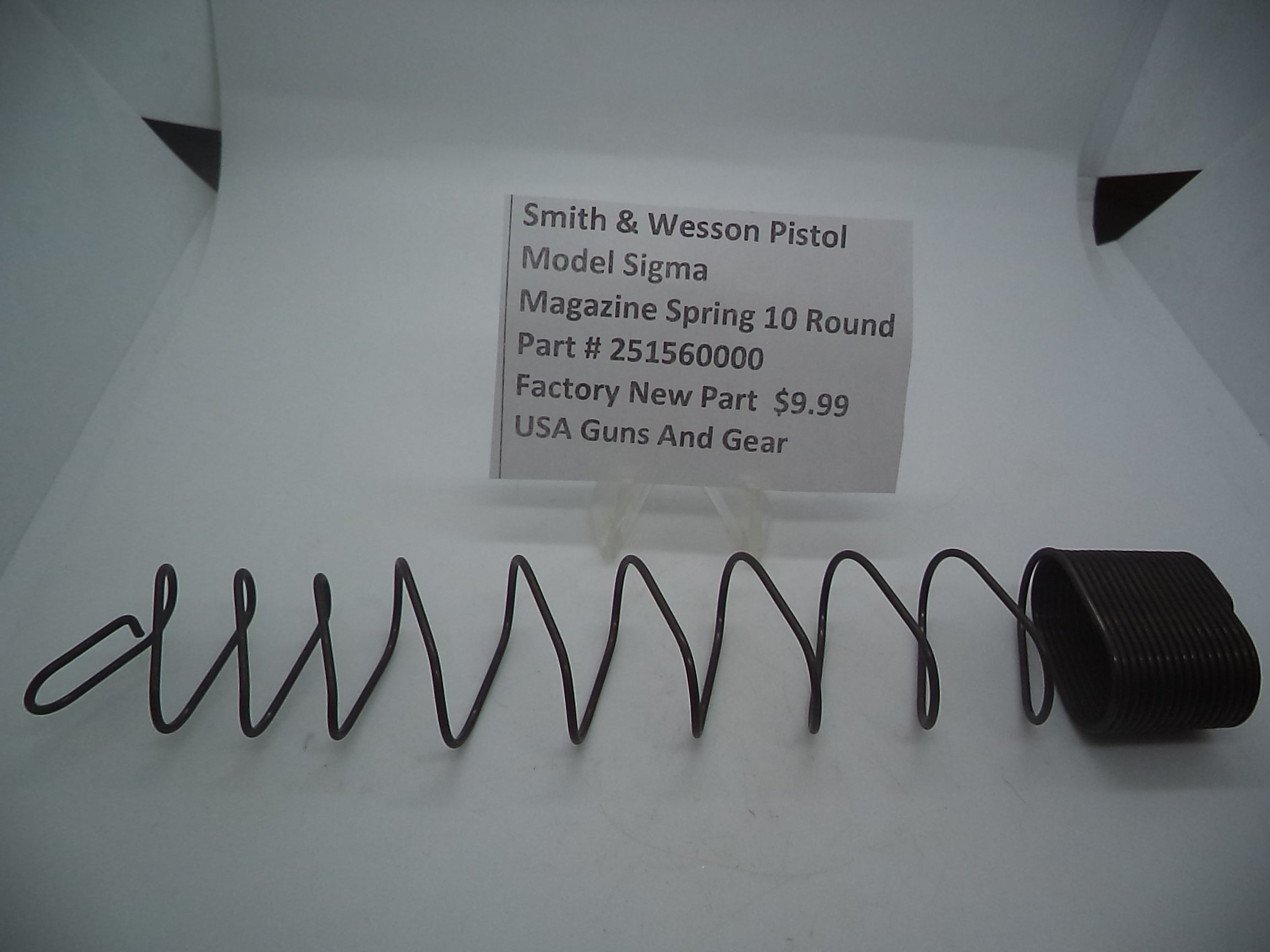 251560000 S&W Sigma Magazine Spring  10 Round