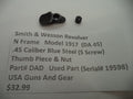 DAD Smith & Wesson N Frame Model 1917 Thumb Piece & Nut .45 Caliber Used Part