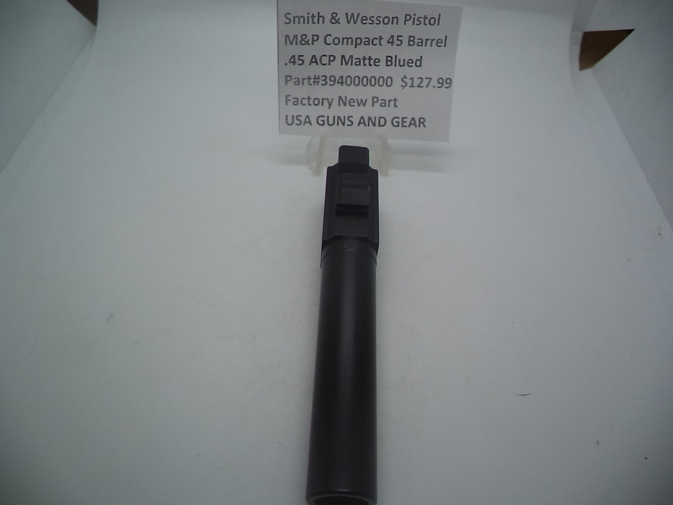 394000000 Smith & Wesson M&P Compact Pistol .45 A.C.P Matte Blued 4"