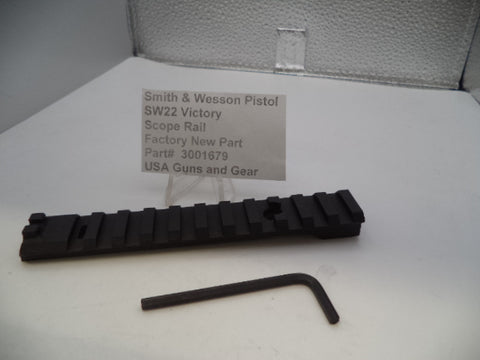3001679 Smith & Wesson Pistol SW22 Victory Scope Rail  New Part