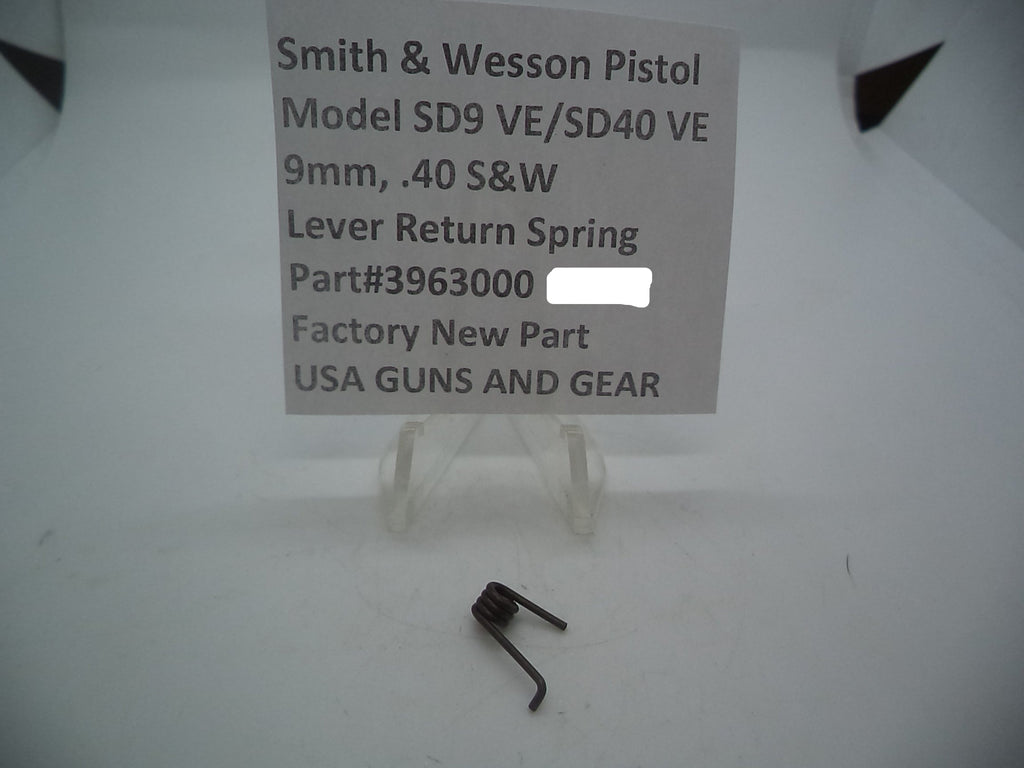 39630000 Model SD9 VE/ SD40 VE 9mm .40 S&W  Lever Return Spring