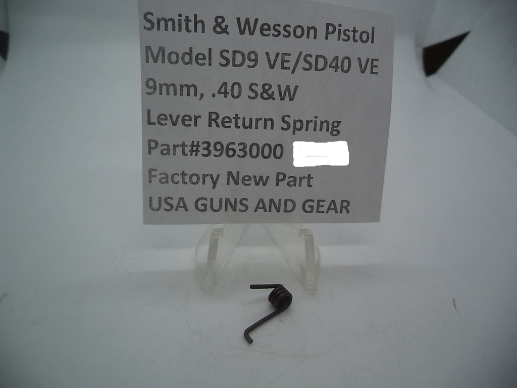 39630000 Model SD9 VE/ SD40 VE 9mm .40 S&W  Lever Return Spring