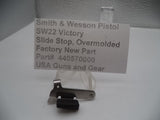 440570000 Smith & Wesson Pistol SW22 Victory Slide Stop, Overmolded