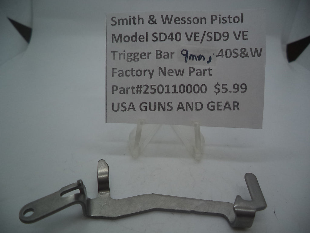 S&W SD40VE SD9VE Trigger Bar - 9mm .40 S&W Factory OEM