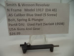 DAJ Smith & Wesson N Frame Model 1917 Bolt, Spring & Plunger .45 Caliber Used Part