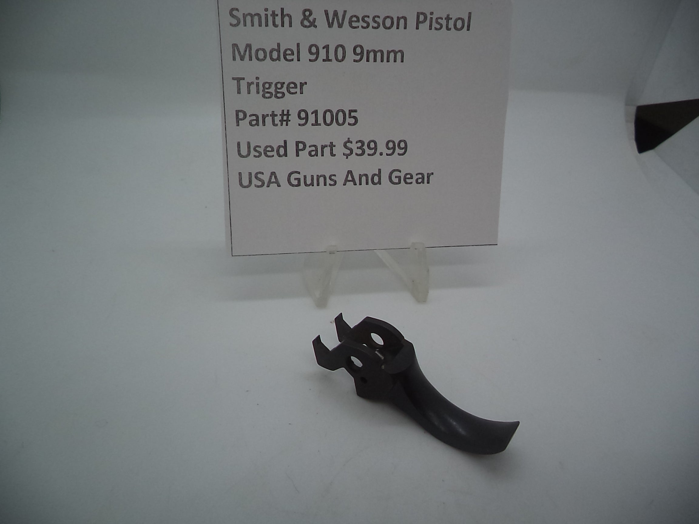 S&W Model 910 Trigger 91005 - 9mm Used Part