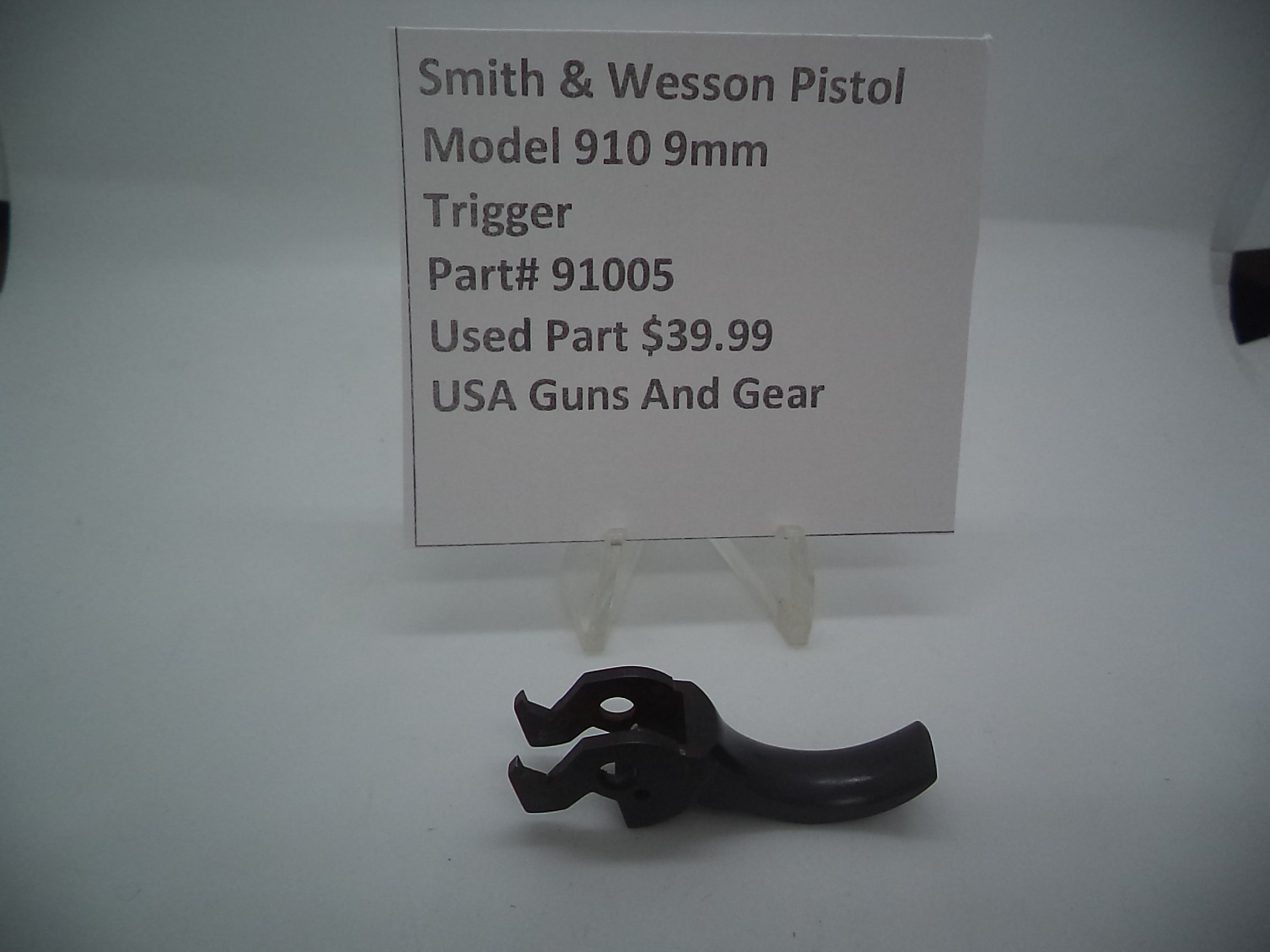 S&W Model 910 Trigger 91005 - 9mm Used Part
