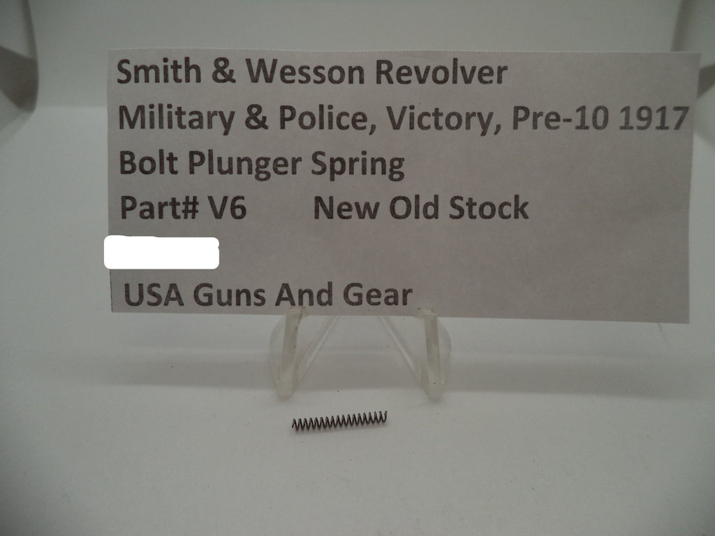 Smith & Wesson M&P Victory Pre-10 1917 Bolt Plunger Spring NOS V6