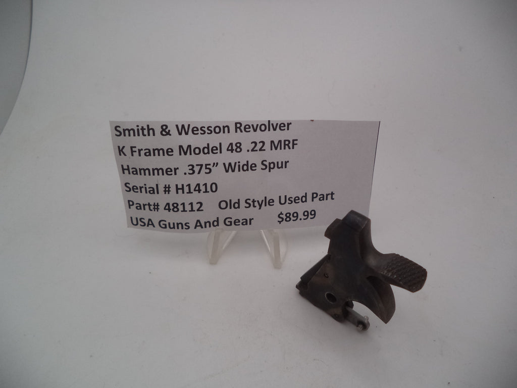 48112 Smith & Wesson K Frame Model 48 Hammer .22MRF Used