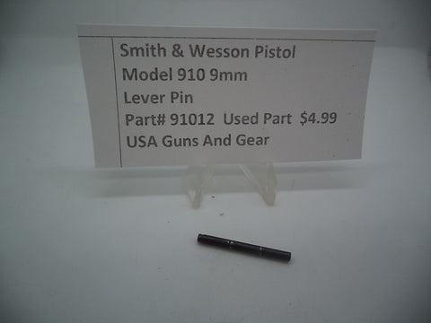 91012 Smith & Wesson Model 910 9mm Lever Pin Used Part