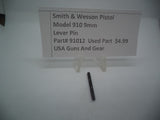 91012 Smith & Wesson Model 910 9mm Lever Pin Used Part