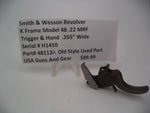 48112A  Smith & Wesson K Frame Model 48 Trigger & Hand .22MRF Used