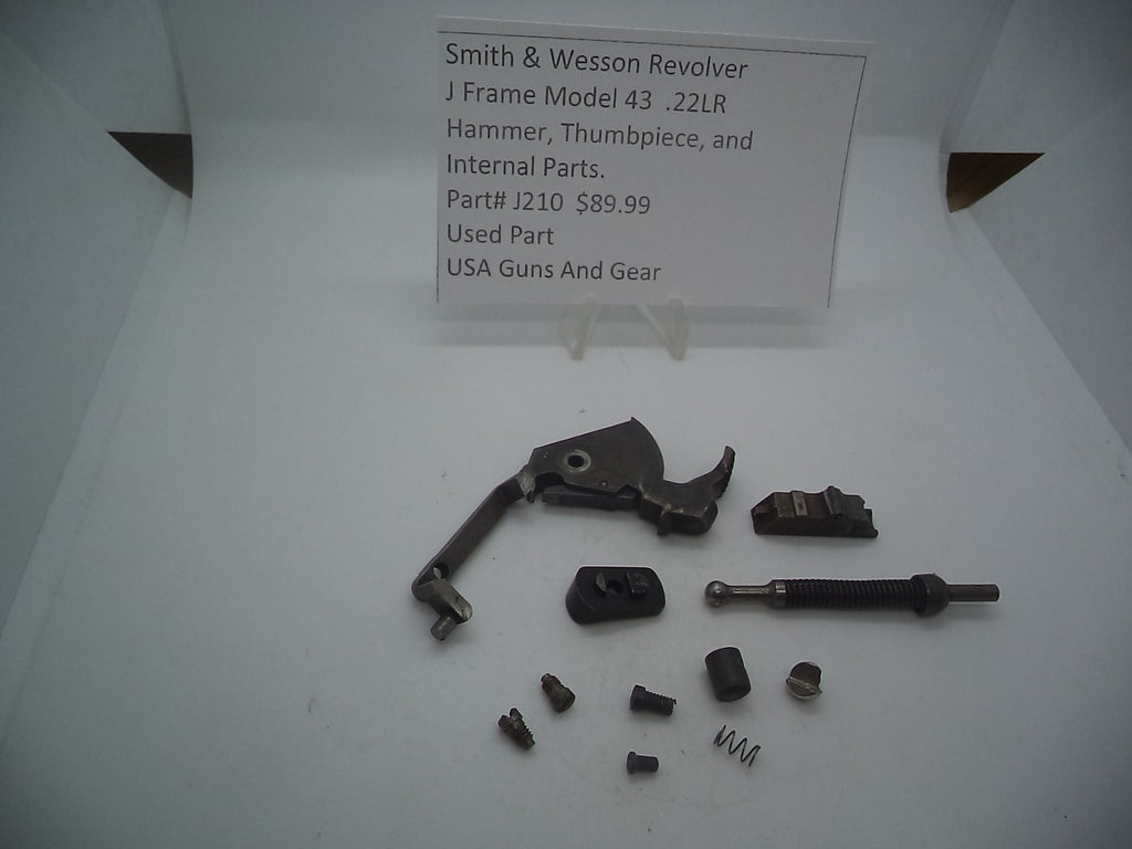 Smith and Wesson Model 43 Hammer Thumpiece & Parts 22 J210