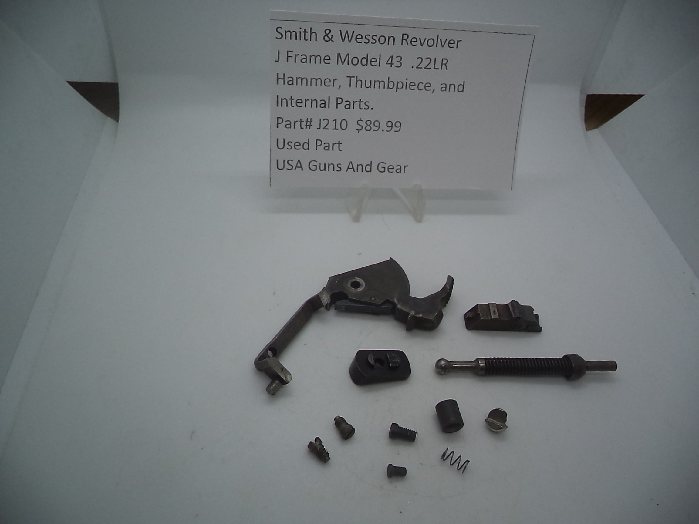 Smith and Wesson Model 43 Hammer Thumpiece & Parts 22 J210