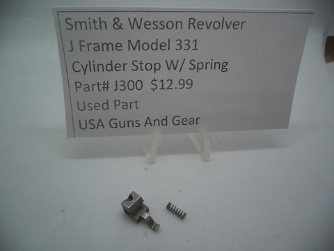 J300 Smith & Wesson Used J Frame Model 331 Cylinder Stop & Spring