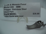 M659C Smith & Wesson Gun Part Model 659 Trigger Stainless Steel 9MM