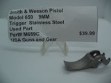 M659C Smith & Wesson Gun Part Model 659 Trigger Stainless Steel 9MM