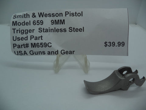 M659C Smith & Wesson Gun Part Model 659 Trigger Stainless Steel 9MM