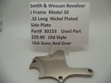 30153 Smith & Wesson J Frame Model 30 Used Nickel Side Plate .32 Long