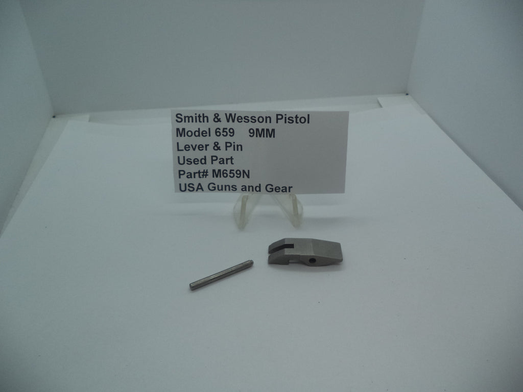 M659N Smith & Wesson Gun Part Model 659 Lever & Pin 9MM Used