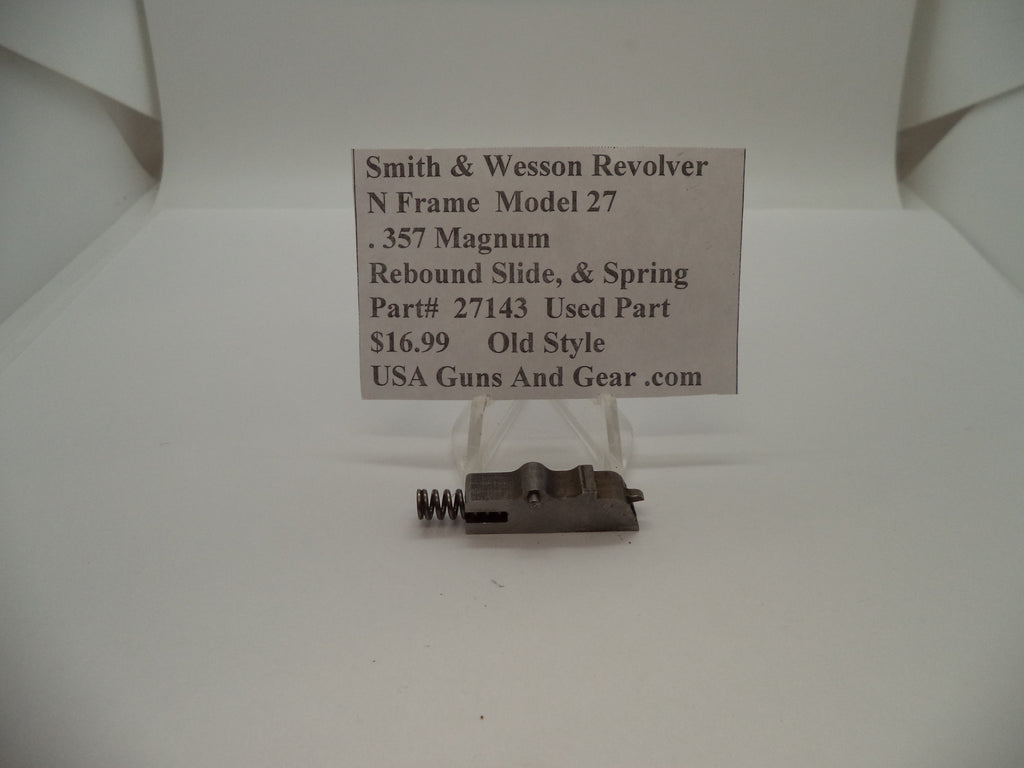 Smith & Wesson Model 27 Rebound Slide & Spring .357 Magnum Used 27143