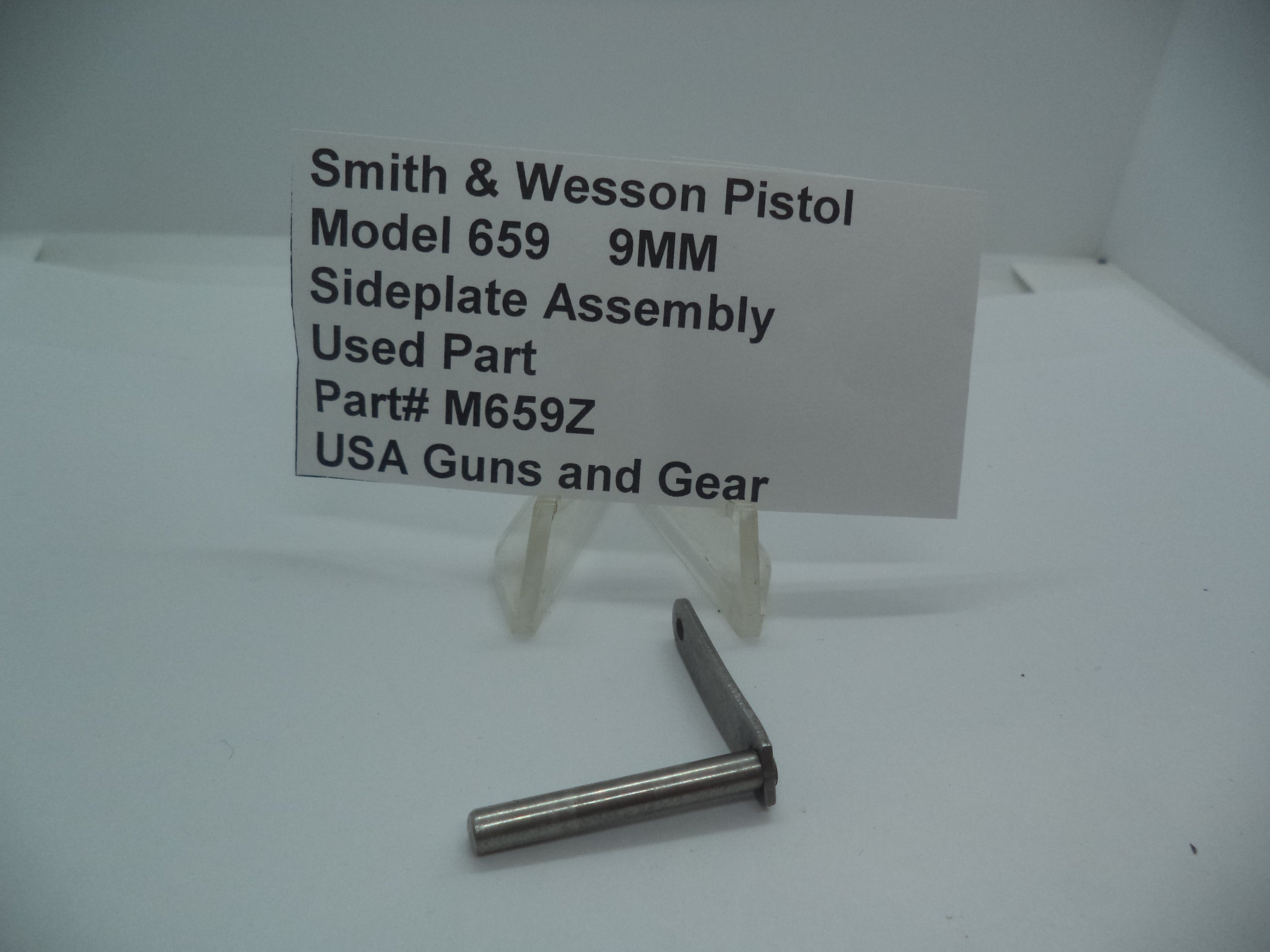 M659Z Smith & Wesson Gun Part Model 659 Sideplate Assembly 9MM Used