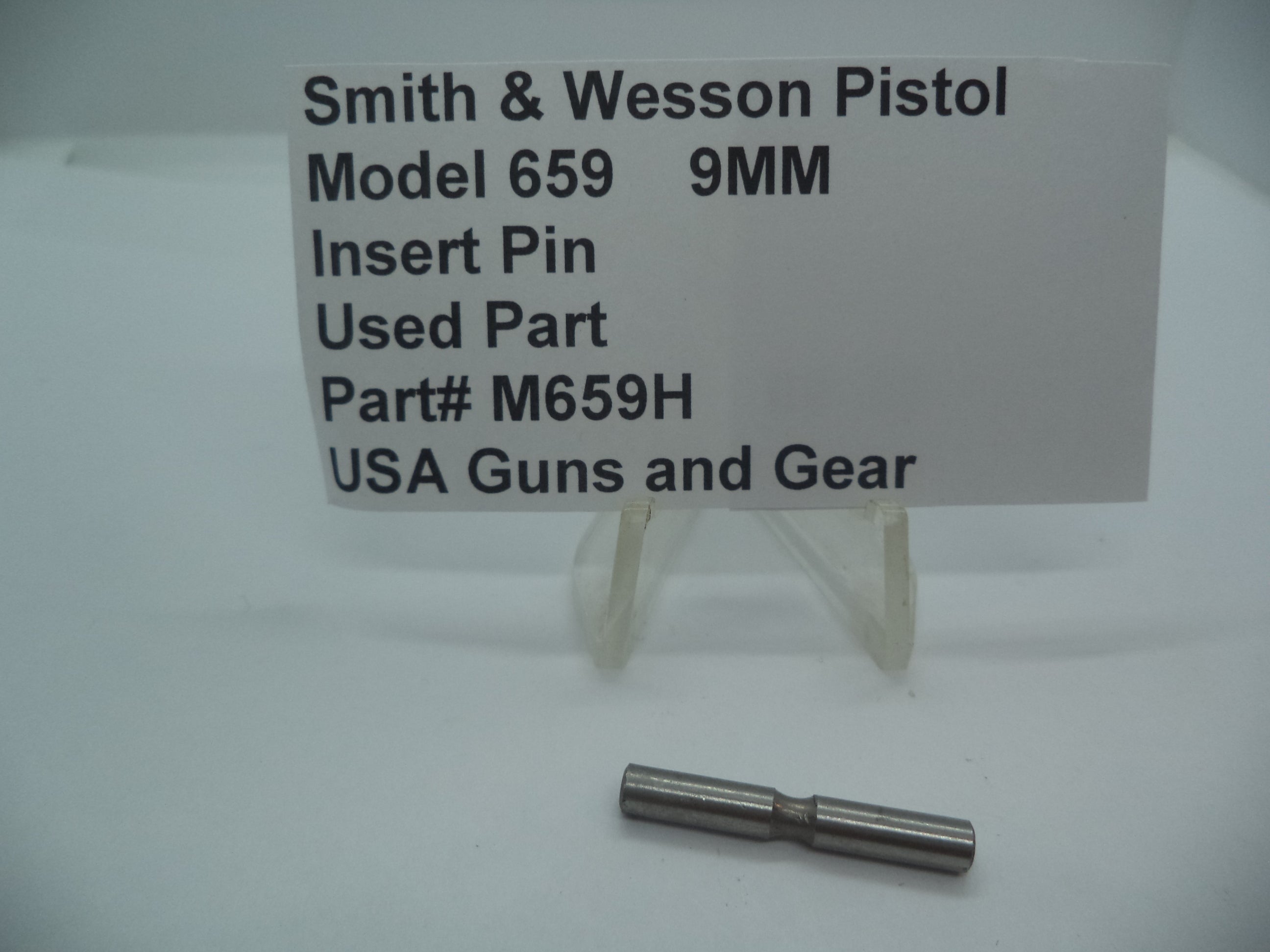 M659H Smith & Wesson Gun Part Model 659 Insert Pin 9MM Used