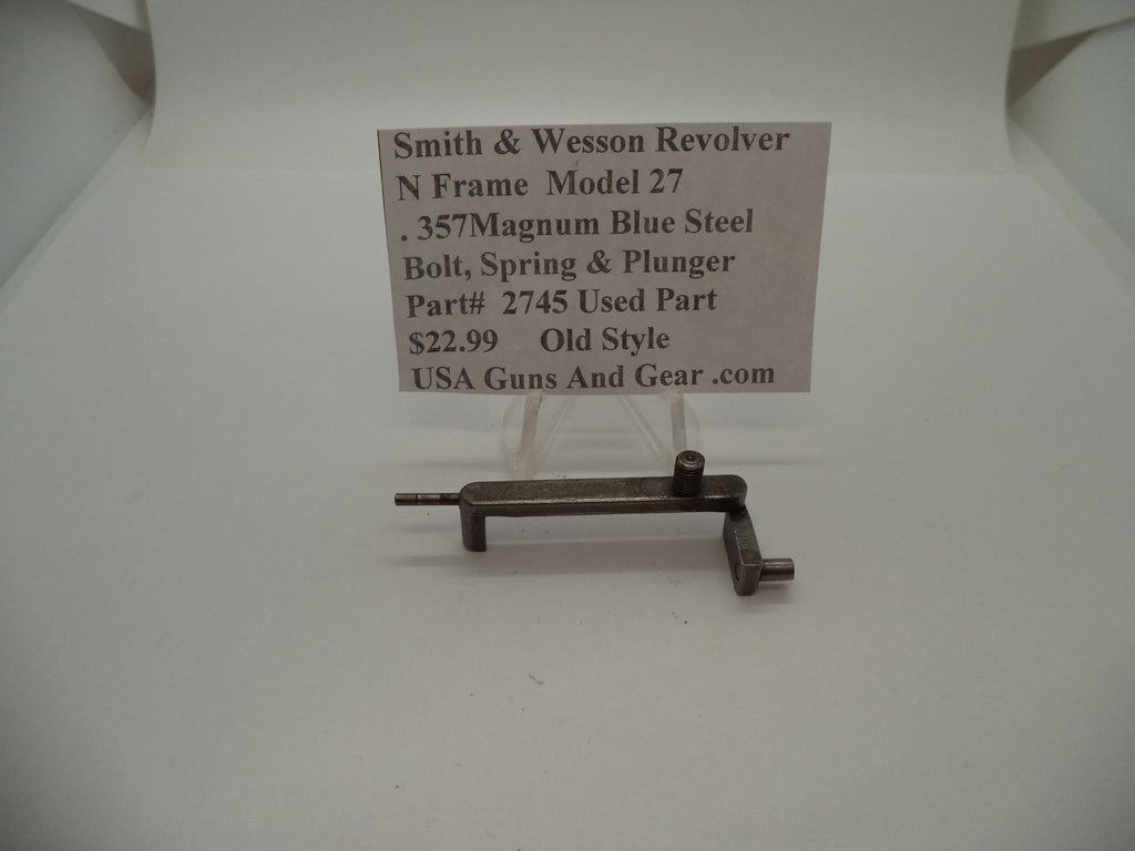 Smith & Wesson N Frame Model 27-2 Old Style Bolt Spring & Plunger .357 Magnum 2745