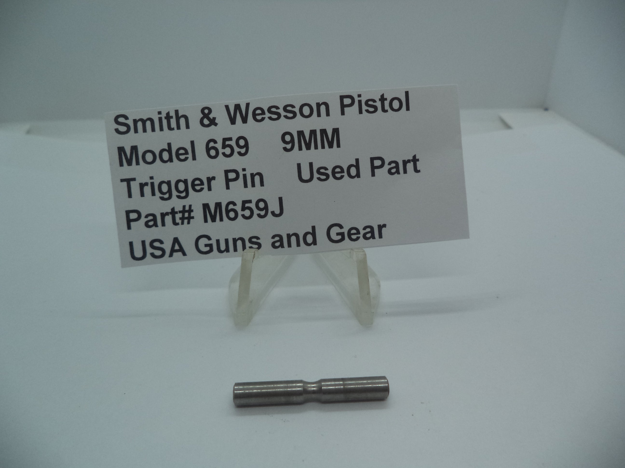 M659J Smith & Wesson Gun Part Model 659 Trigger Pin 9MM Used