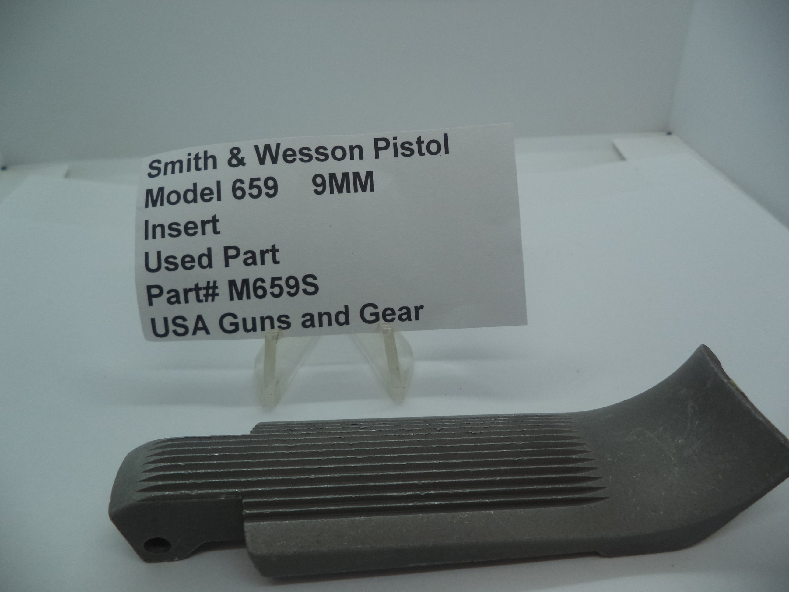 M659S Smith & Wesson Gun Part Model 659 Insert 9MM Used