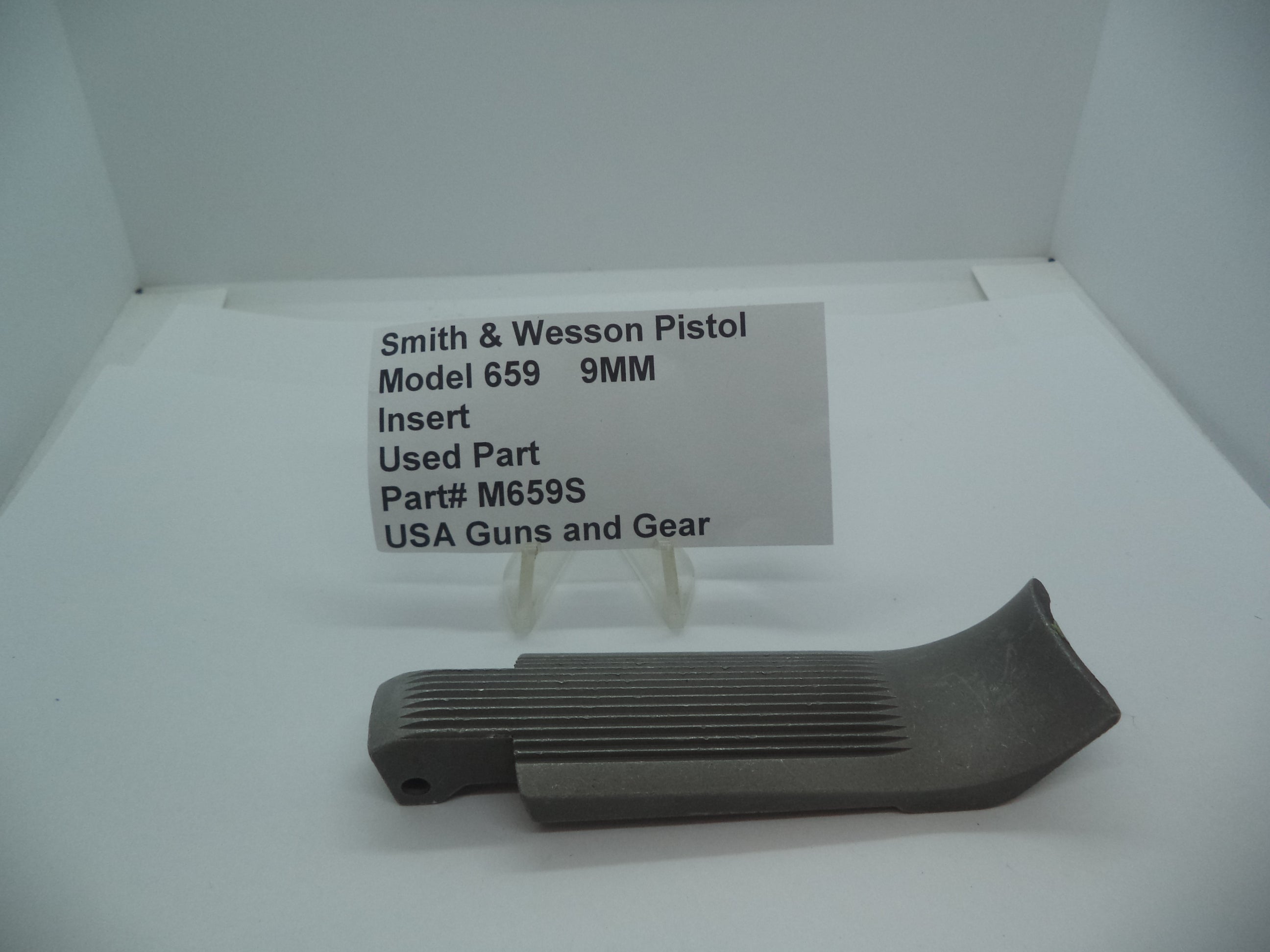 M659S Smith & Wesson Gun Part Model 659 Insert 9MM Used