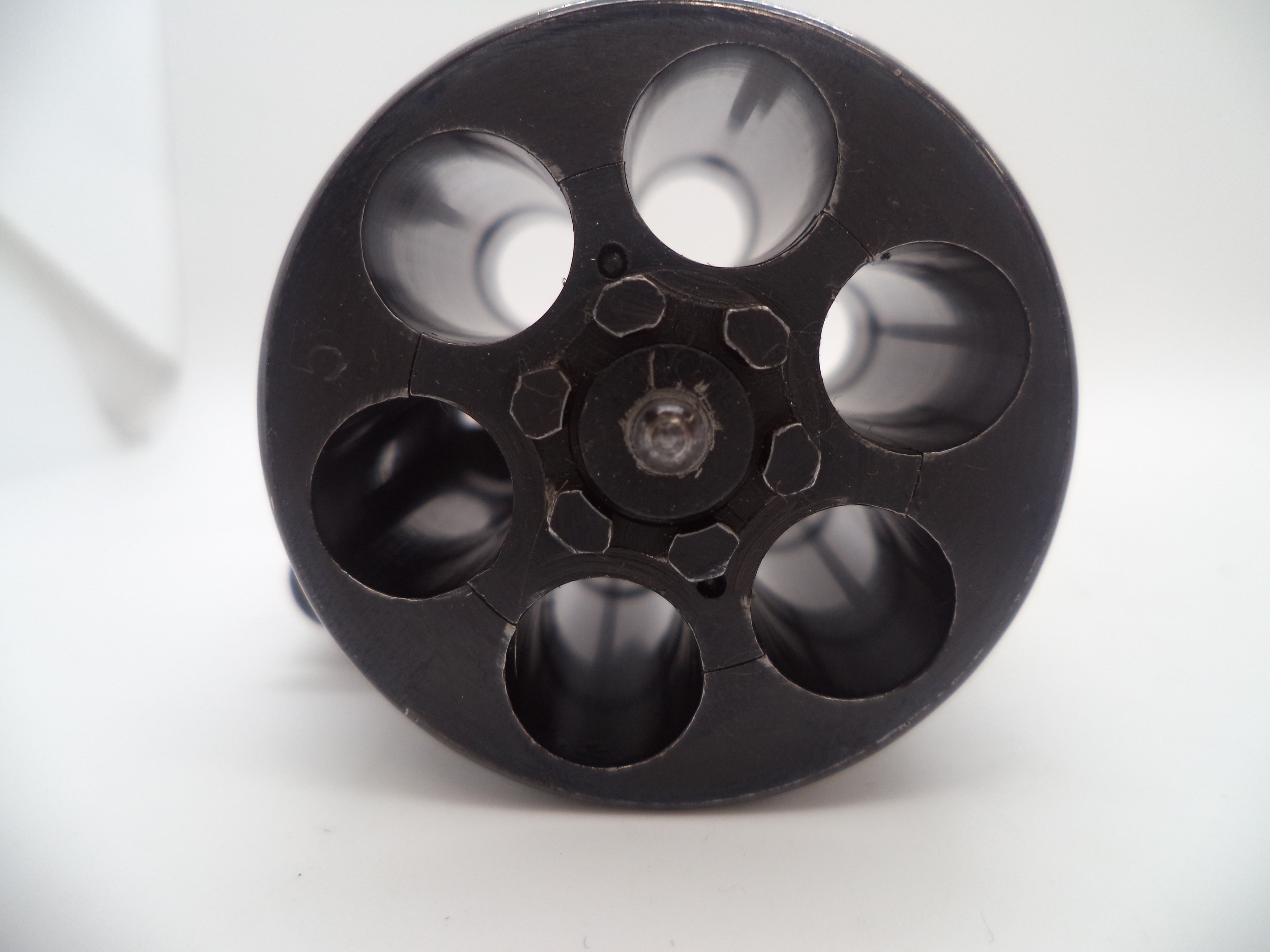 Smith & Wesson L Frame Model 586 Cylinder Assembly - Old Style Blue Steel .357 Magnum - Used OEM Part 58676A