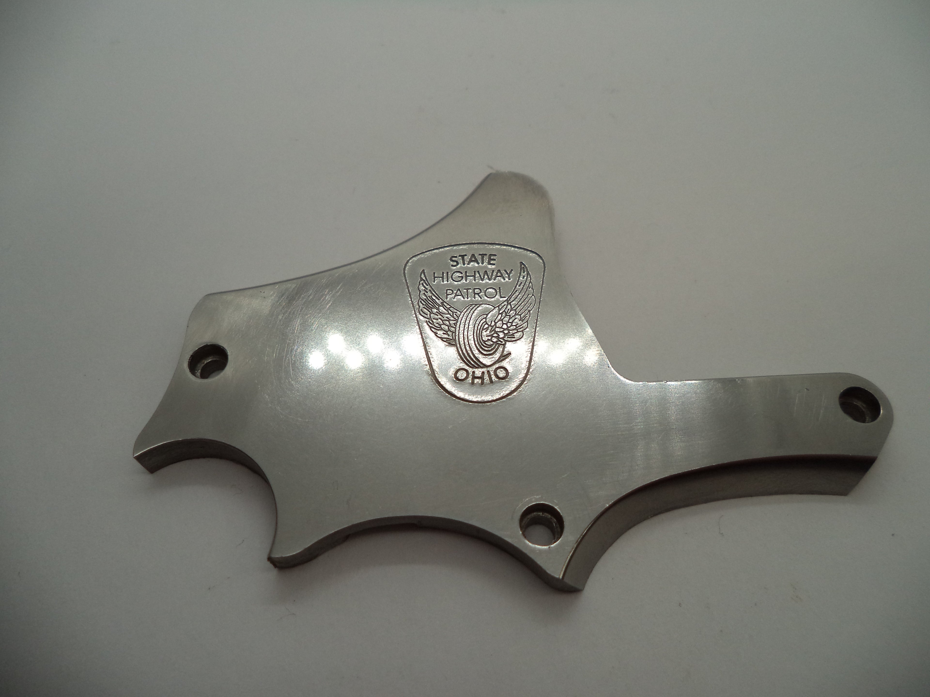 C154 Smith & Wesson L Frame Model 686 Ohio State Patrol SS Side Plate Used  Part
