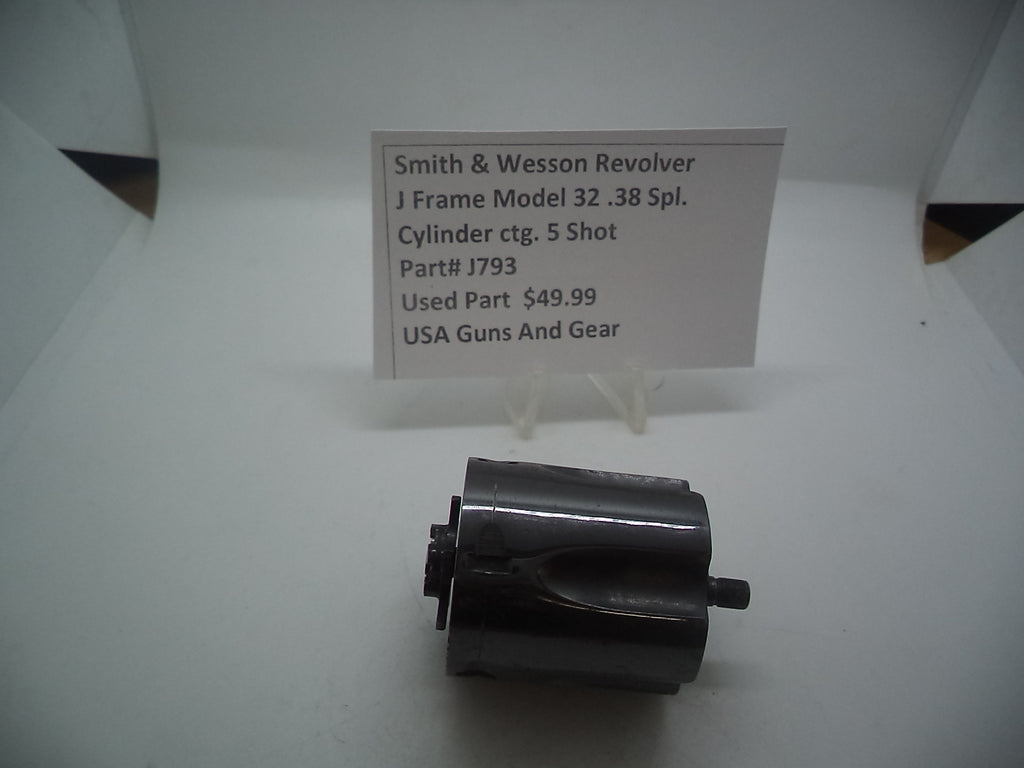 J793 Smith & Wesson J Frame Model 32 Cylinder 5 Shot .38 S&W ctg. Used Part