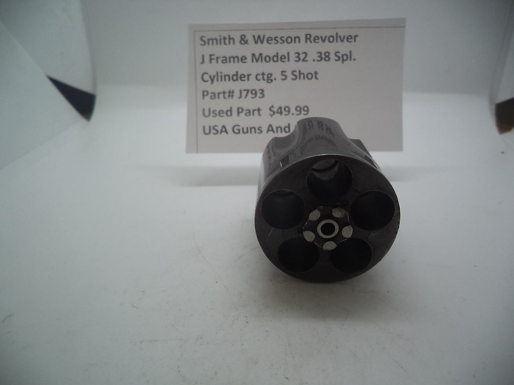 J793 Smith & Wesson J Frame Model 32 Cylinder 5 Shot .38 S&W ctg. Used Part