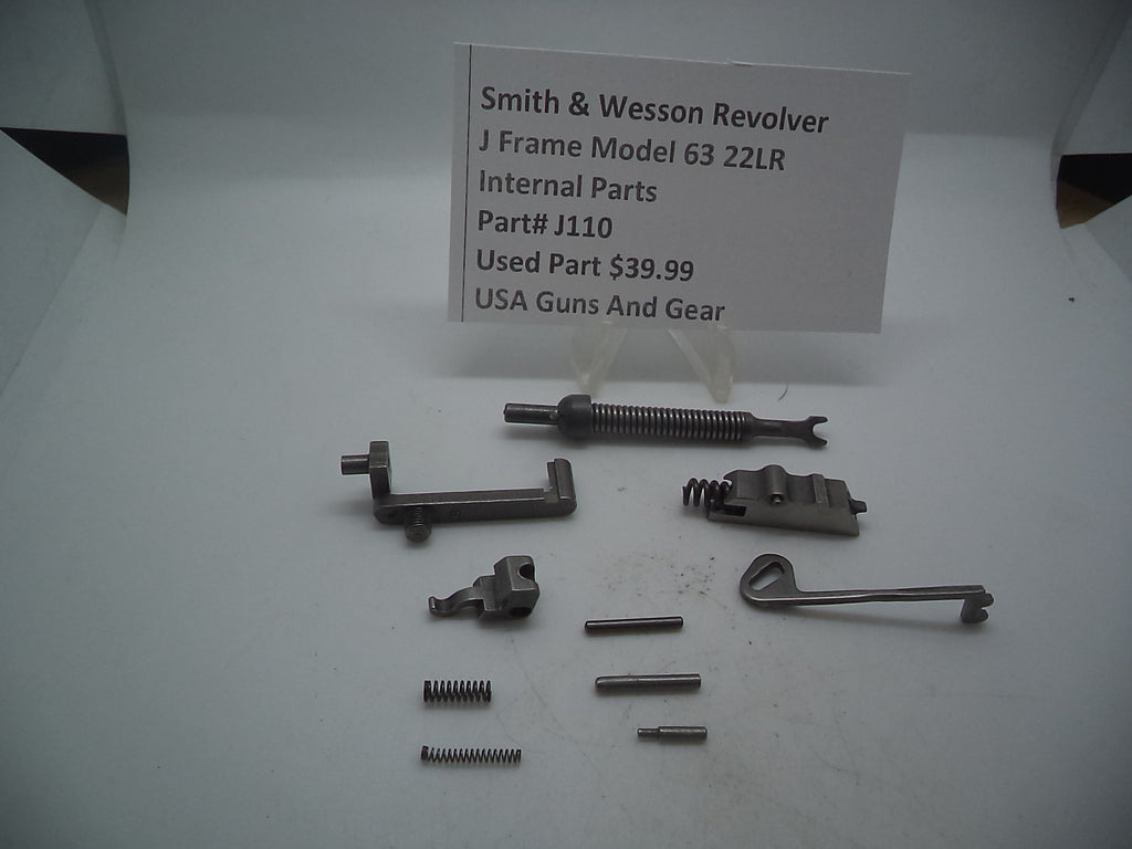 J757 Smith & Wesson Used J Frame Model 33 .38 Spl. Internal Parts  Used Parts