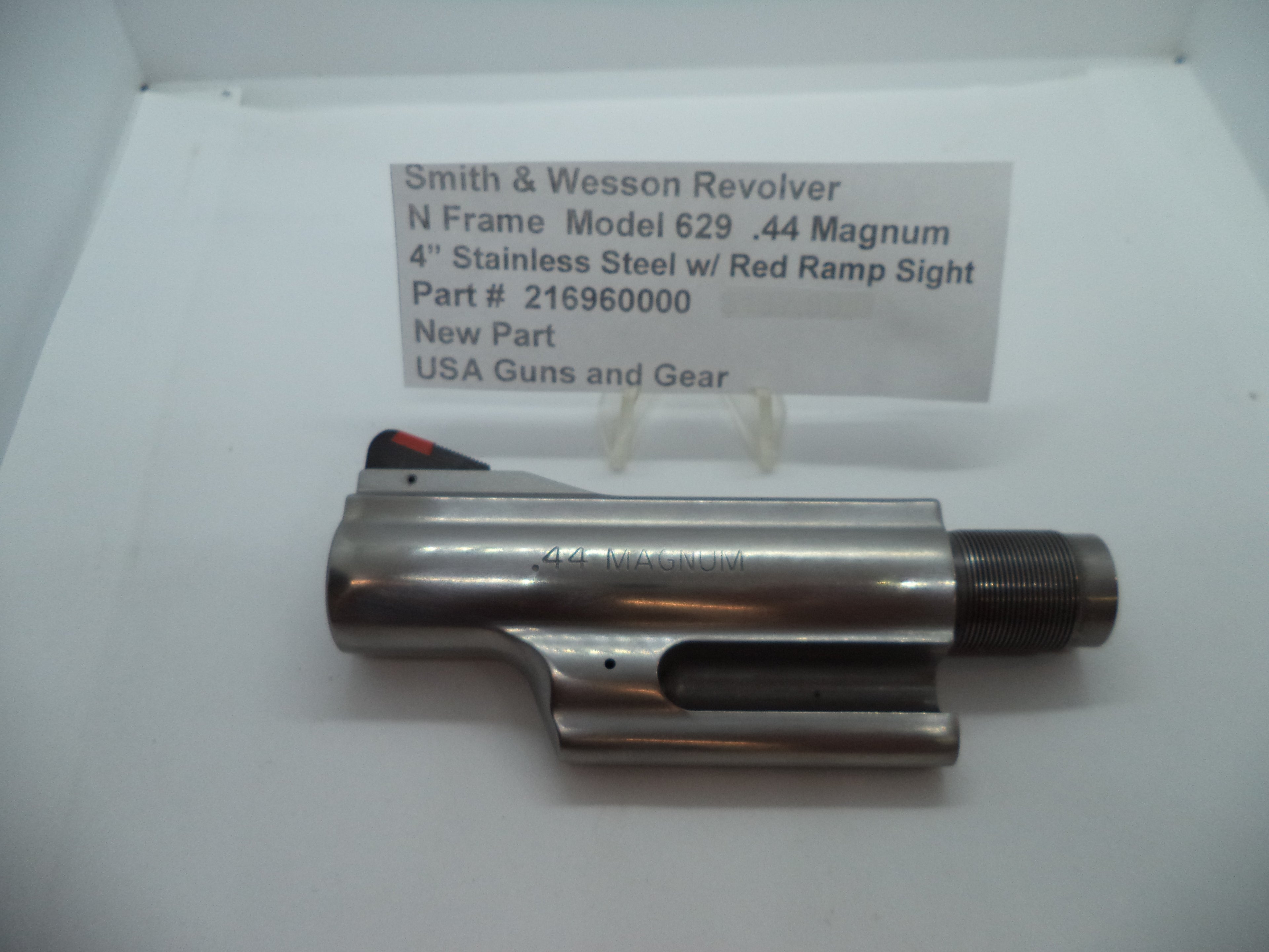 Smith & Wesson N Frame Model 629 .44 Magnum Barrel - 4 Inch | Part #216960000