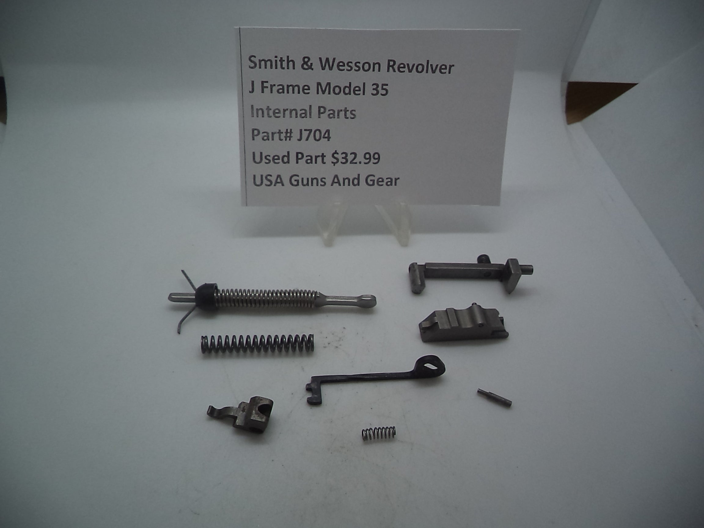 J704 Smith & Wesson Used J Frame Model 35 Internal Parts  Used Parts