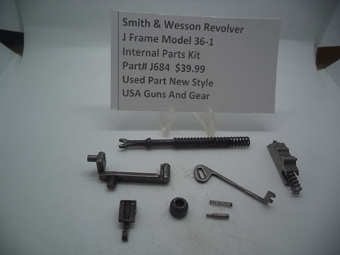 J684 Smith & Wesson Used J Frame Model 36-1 Internal Parts  Used Parts New Style