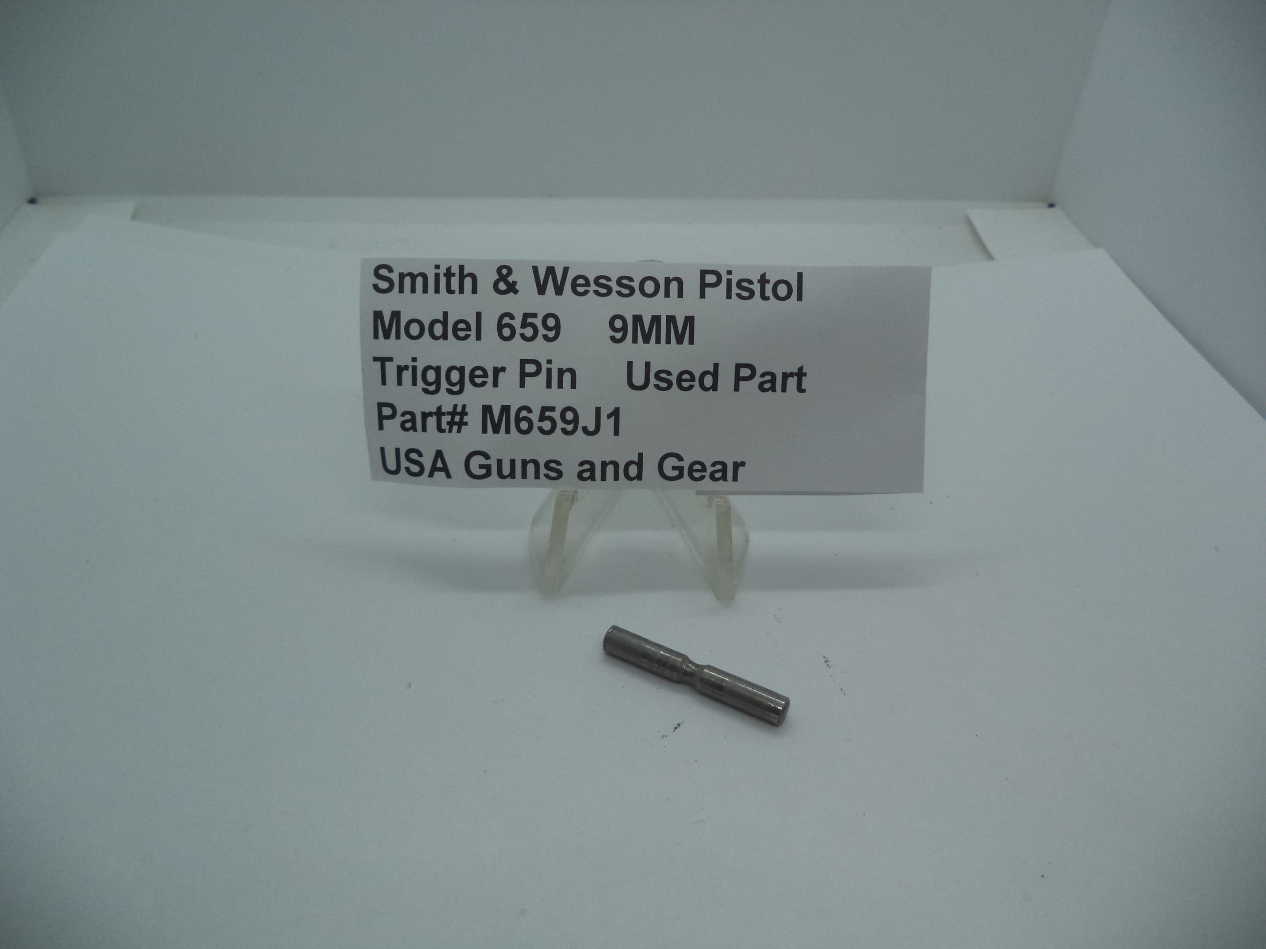 M659J1 Smith & Wesson Gun Part Model 659 Trigger Pin 9MM Used