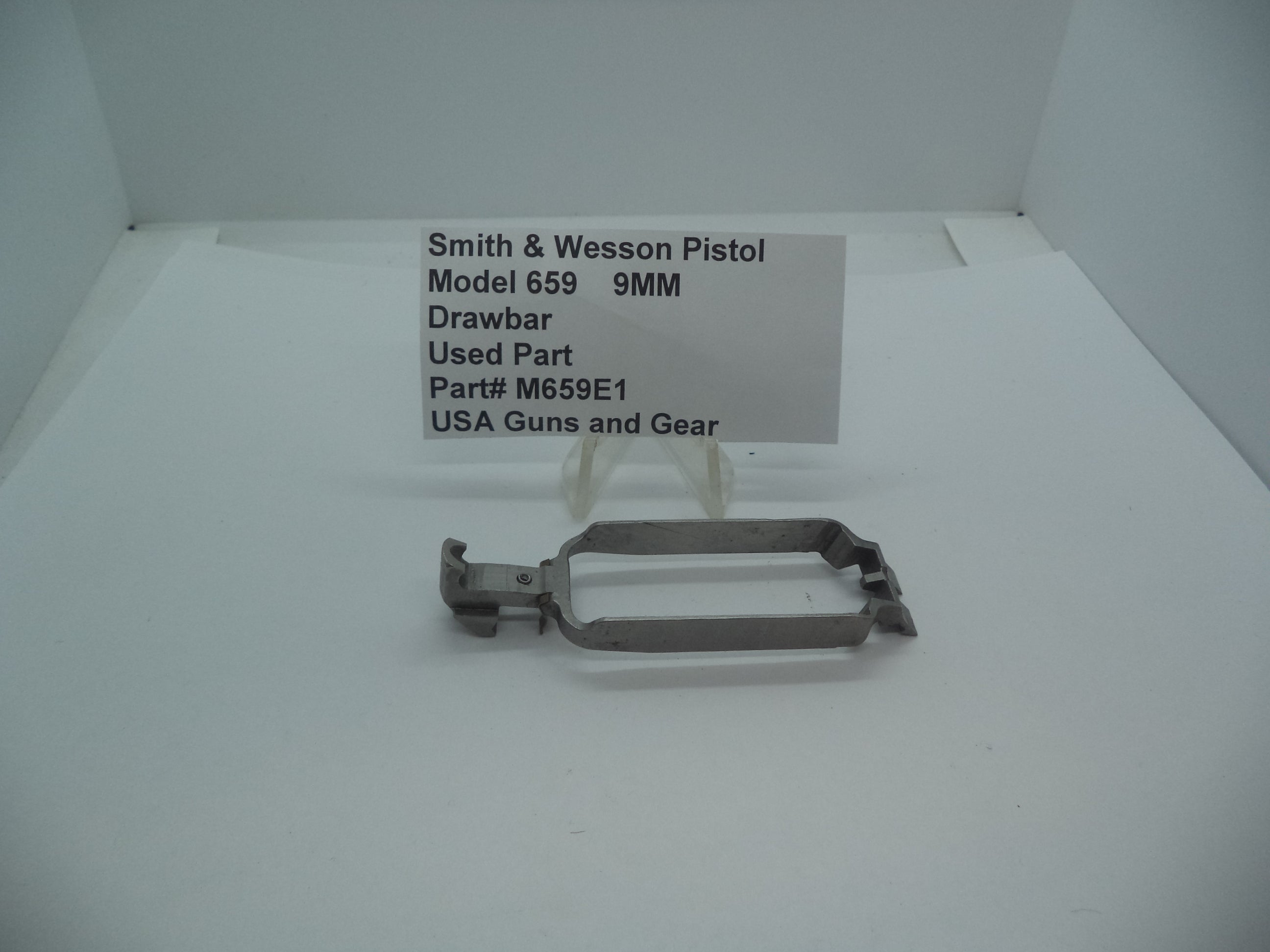 M659E1 Smith & Wesson Gun Part Model 659 Drawbar 9MM Used