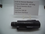 J46 Smith & Wesson J Frame Model 632 3" Barrel Ported Black SS Used 327 Mag