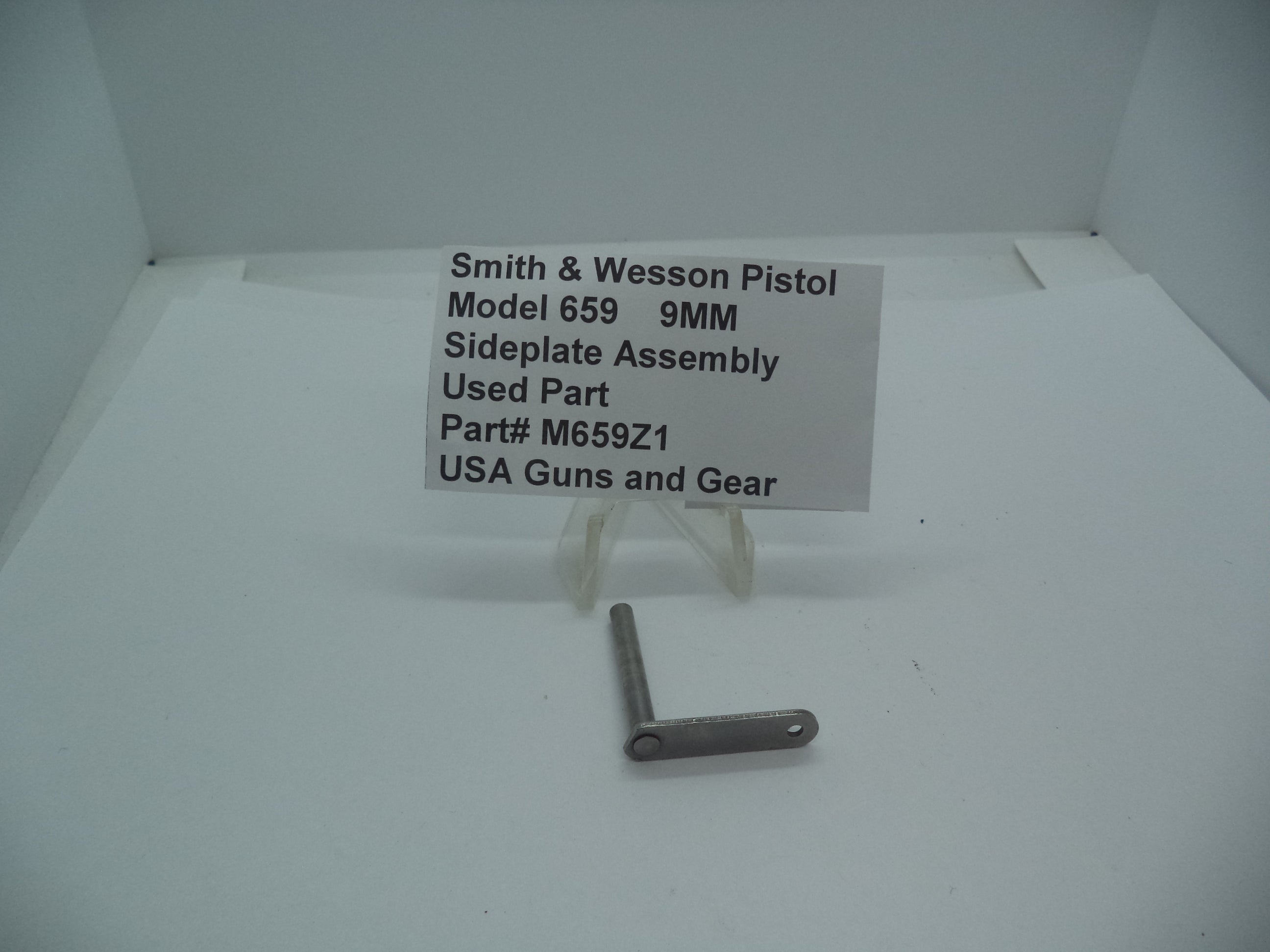 M659Z1 Smith & Wesson Gun Part Model 659 Sideplate Assembly 9MM Used