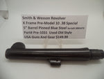 Pre-1031 Smith & Wesson K Frame Pre Model 10 Pinned 5" Barrel .38 Special