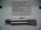 J789 Smith & Wesson Used J Frame Model 63 S.S. 4" Red Ramp Pinned Barrel -                                USA Guns And Gear-Your Favorite Gun Parts Store