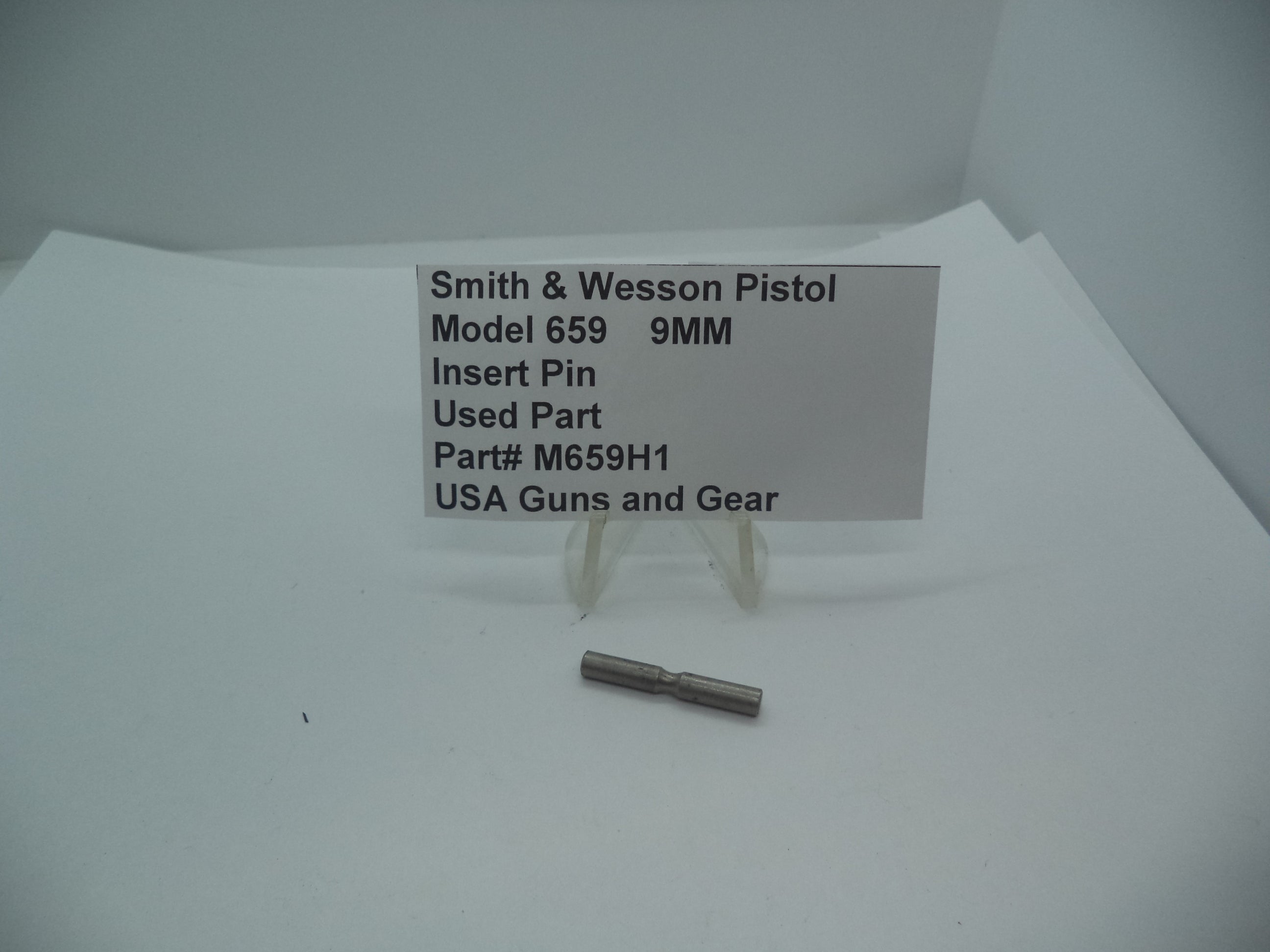 M659H1 Smith & Wesson Gun Part Model 659 Insert Pin 9MM Used