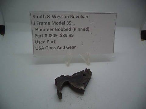 J809 Smith & Wesson Used J Frame Model 35 C.H. .22Cal Bobbed Hammer