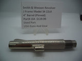 J3A Smith & Wesson J Frame Model 34 Revolver NOS Nickel Pinned 4" Barrel .22 L.R.